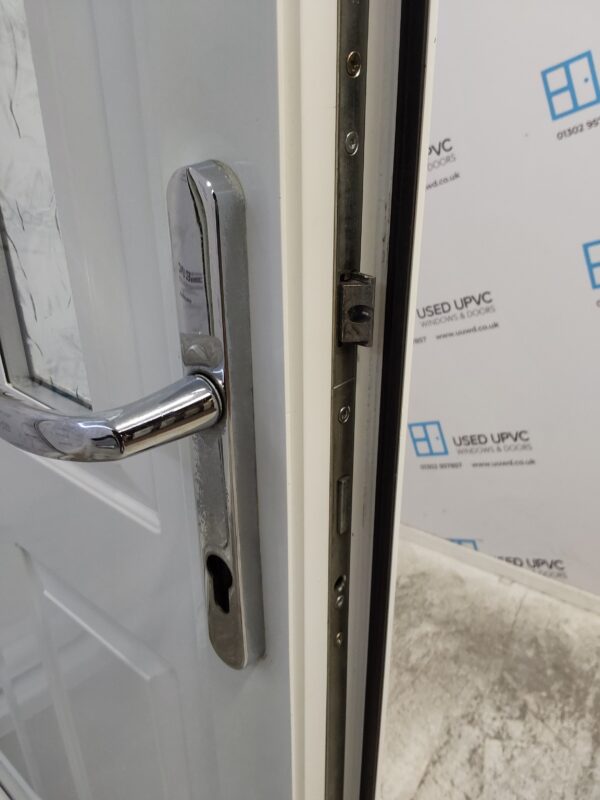 Used White Upvc Back Door 925mm x 2040mm C3D058 - Image 6