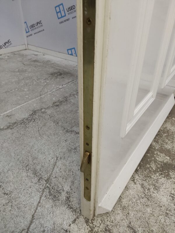 Used White Composite Back Door 895mm x 2070mm 0147 - Image 8