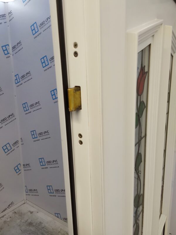 Used White Upvc Front Door 890mm x 2060mm C3D059 - Image 4
