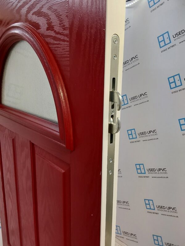 Brand New Red Composite Door 900mm x 2075mm ND81 - Image 5