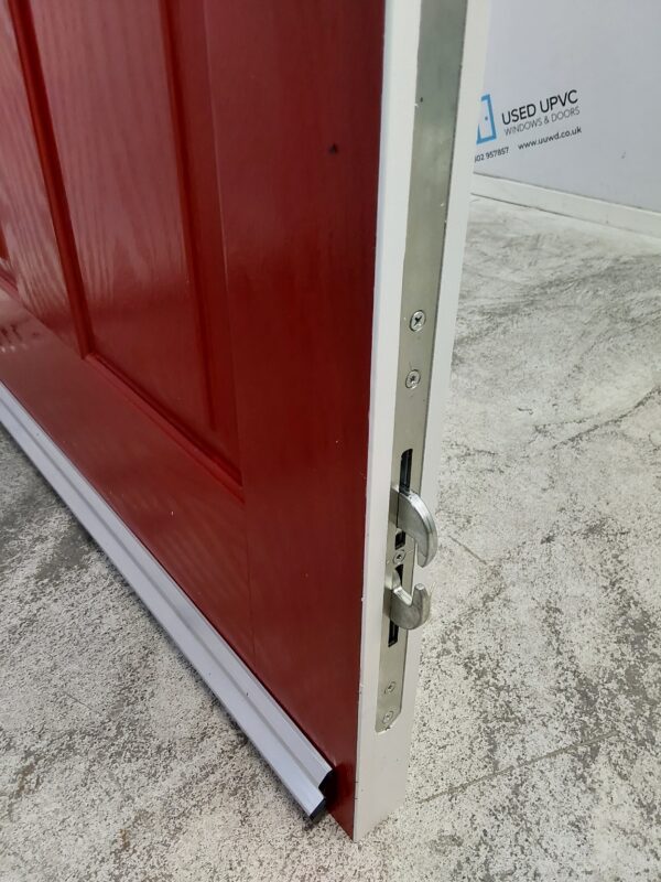 Brand New Red Composite Door 900mm x 2075mm ND81 - Image 7