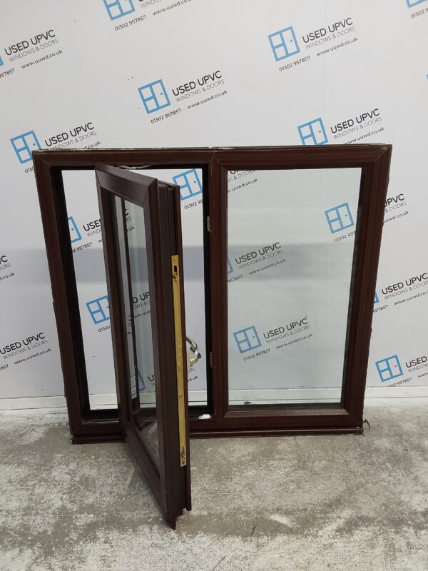 Used Woodgrain Upvc Window 1020mm x 980mm LW0100 - Image 3