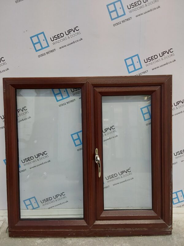 Used Woodgrain Upvc Window 1020mm x 980mm LW0100 - Image 2