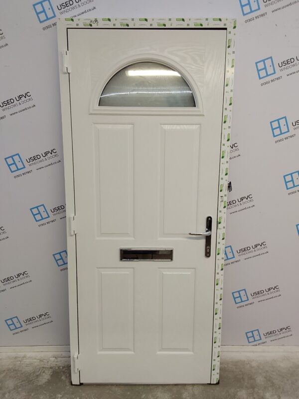 Brand New Black Composite Front Door 900mm x 2075mm ND96 - Image 2