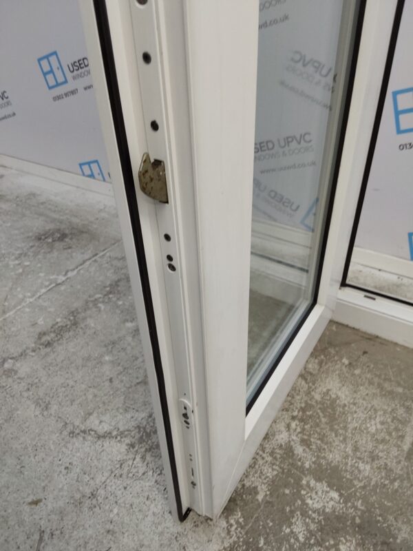 Used White Upvc French Doors 1135mm x 2060mm EA17 - Image 7