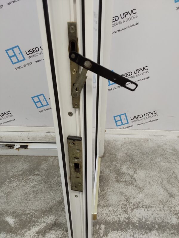 Used White Upvc French Doors 1135mm x 2060mm EA17 - Image 8