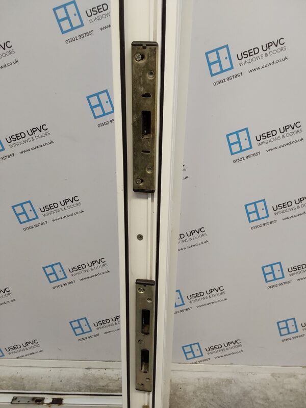 Used White Upvc French Doors 1135mm x 2060mm EA17 - Image 9