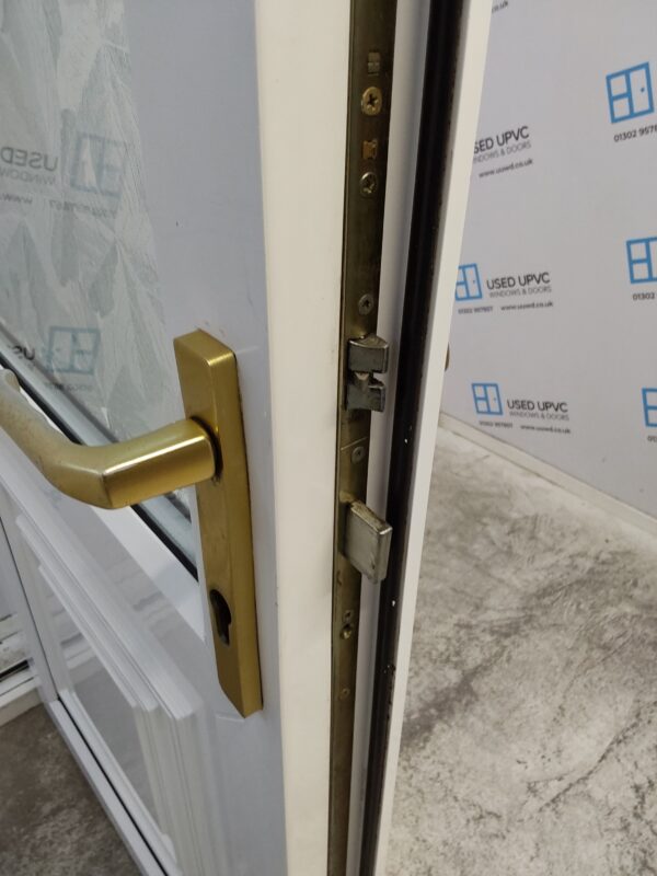 Used White Upvc Back Door 930mm x 2080mm (reduce to 890mm) 0591 - Image 7