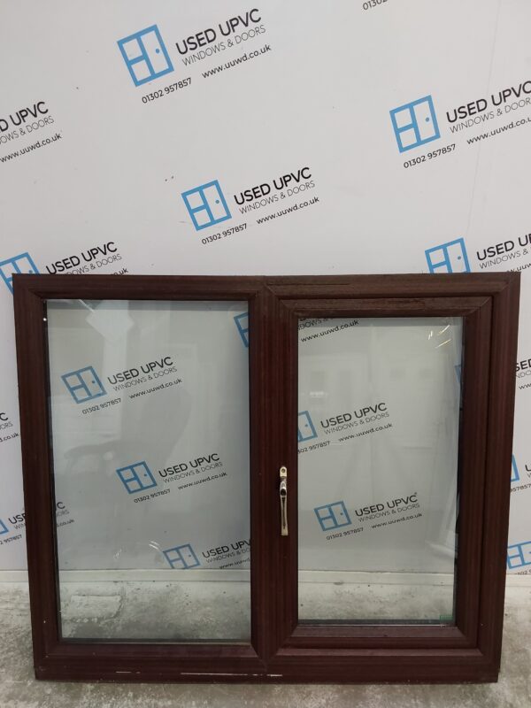 Used Woodgrain Upvc Window 1190mm x 1040mm LW0065 - Image 2