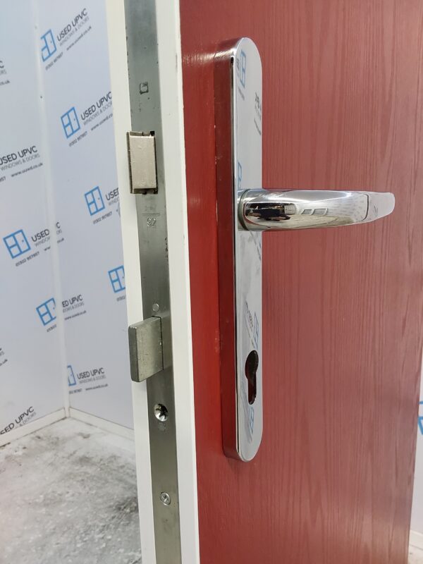 Used Red Composite Door 870mm x 2000mm 0651 - Image 7