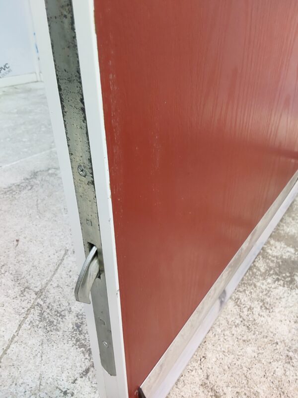 Used Red Composite Door 870mm x 2000mm 0651 - Image 8