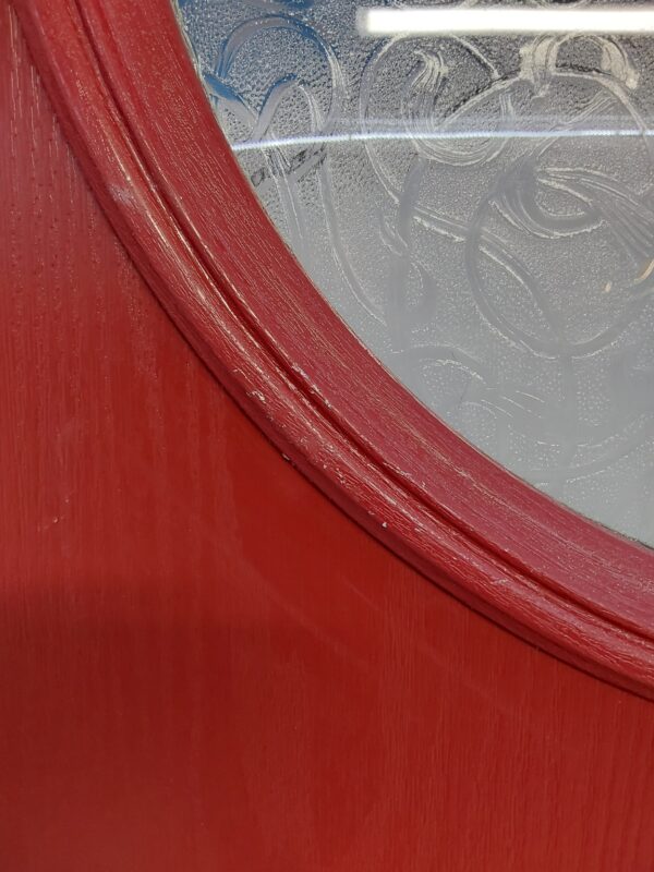 Used Red Composite Door 870mm x 2000mm 0651 - Image 4