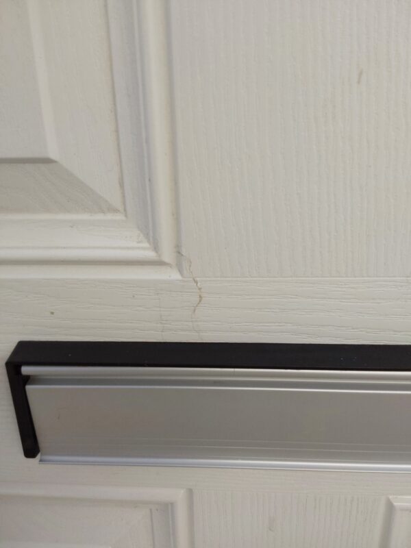 Used Black Composite Front Door 840mm x 1985mm 0450 - Image 6