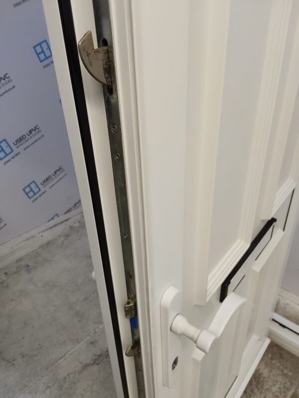 Used White Upvc Front Door 930mm x 2085mm (reduce to 910mm) 0436 - Image 6