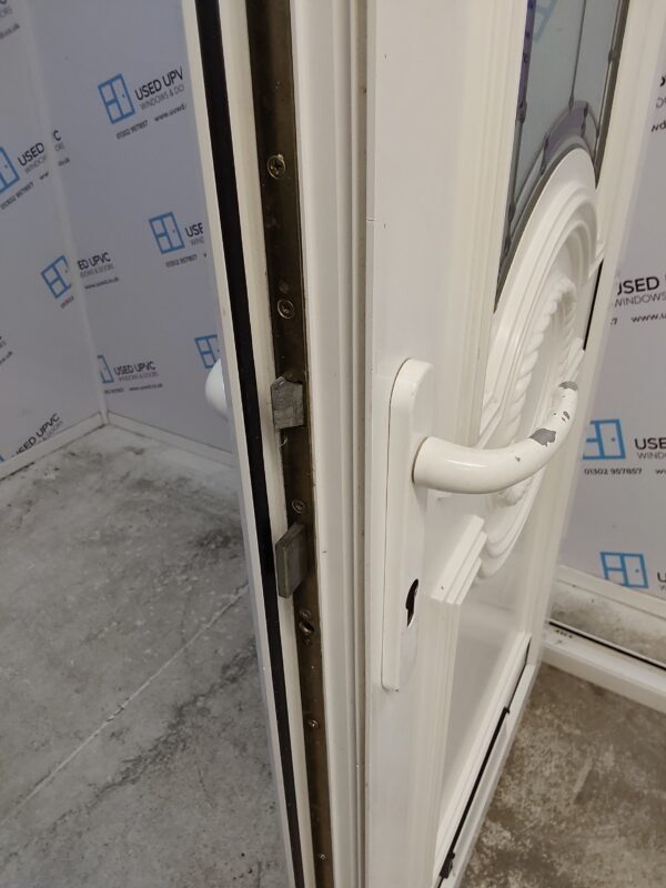 Used White Upvc Front Door 920mm x 2045mm 0462 - Image 5