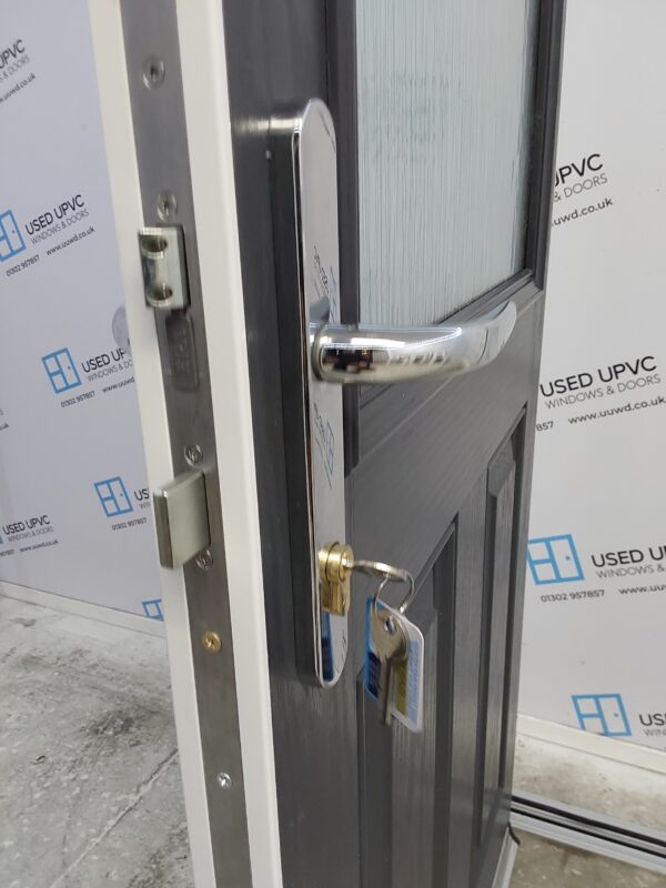 Brand New Anthracite Grey Composite Back Door 880mm x 2060mm ND80 - Image 5