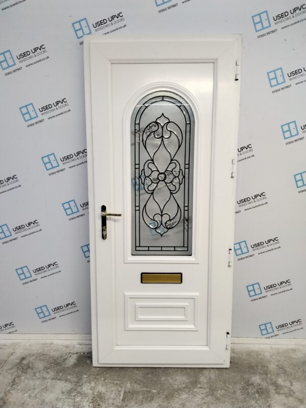 Used White Upvc Front Door 905mm x 2070mm 0779 - Image 2