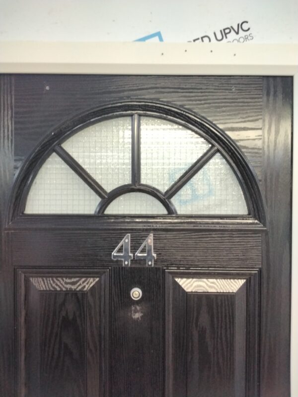 Used Black Composite Front Door 840mm x 1985mm 0241 - Image 6