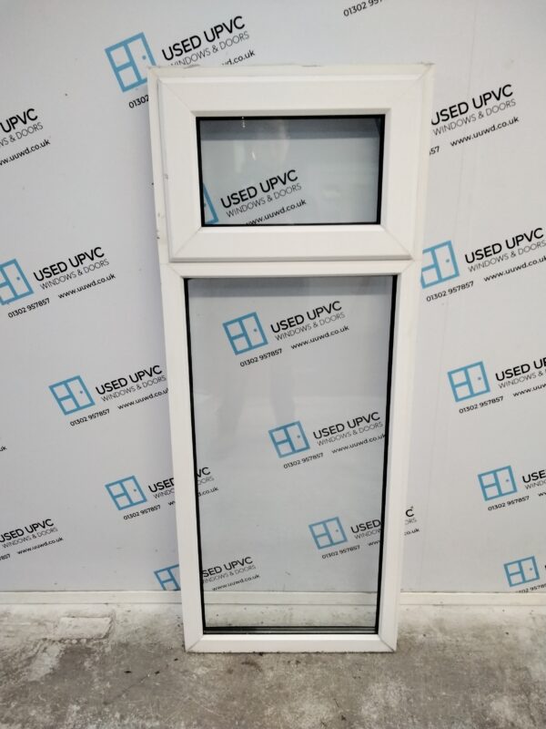Used White Upvc Window 590mm x 1485mm W0269