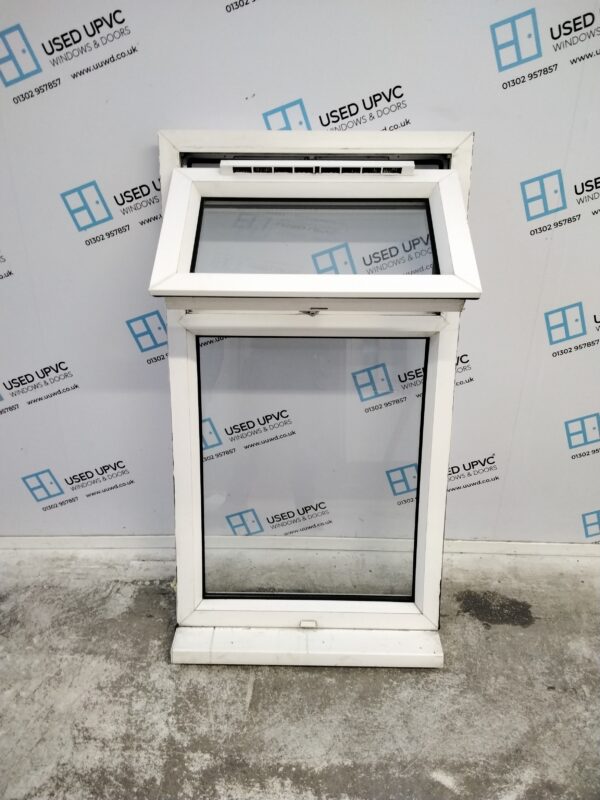 Used White Upvc Window 665mm x 1210mm W0346 - Image 3