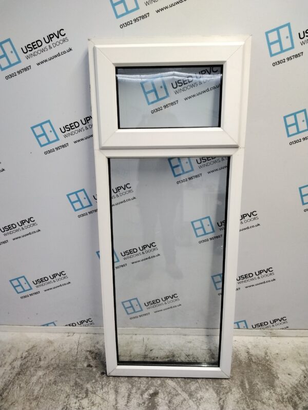 Used White Upvc Window 590mm x 1485mm W0279
