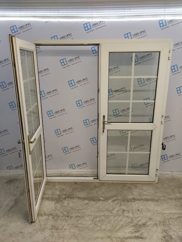 Used White Upvc French Doors 1775mm x 2055mm EA25 - Image 3