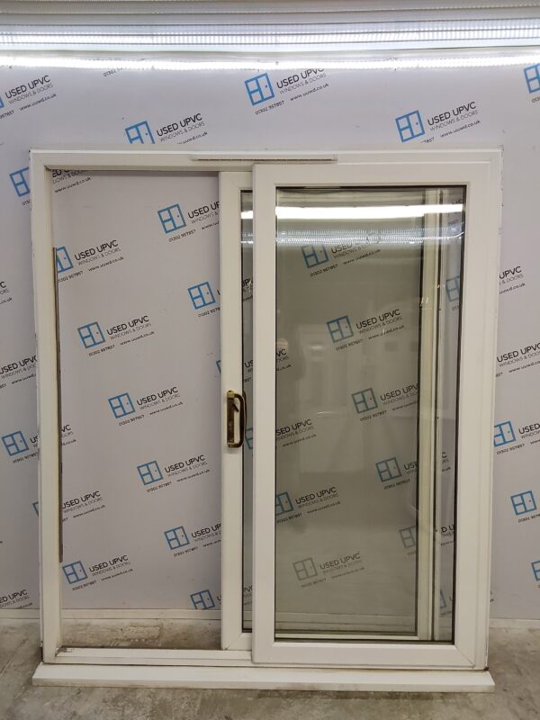 Used White Upvc Sliding Patio Doors 1800mm x 2095mm (reduce to 2075mm) EA26 - Image 3