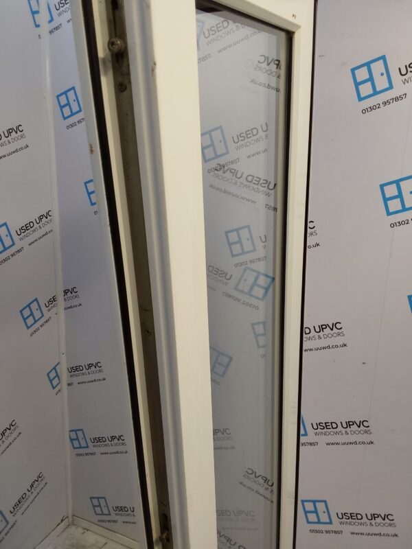 Used White Upvc French Doors 1190mm x 2050mm EA13 - Image 11