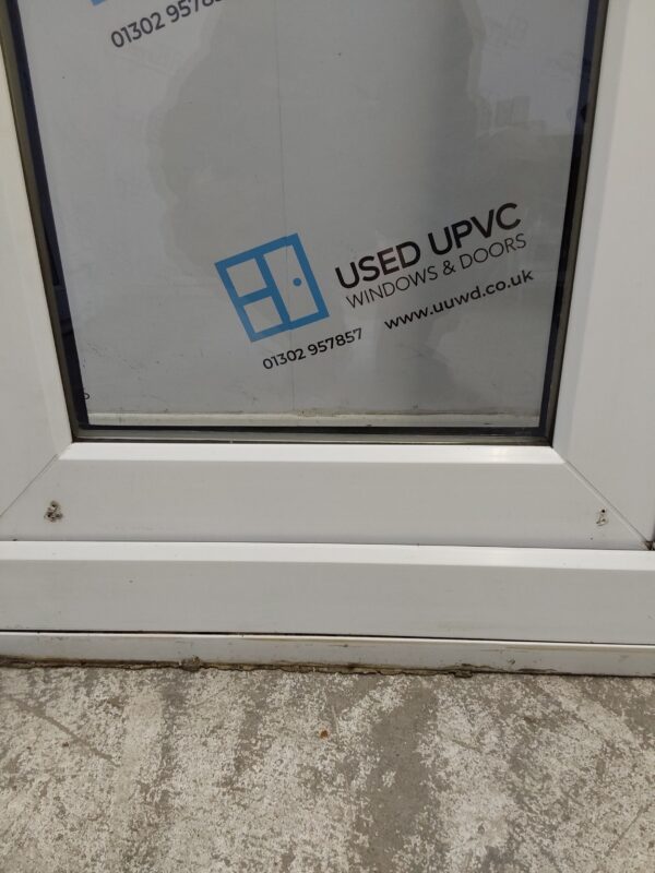 Used White Upvc French Doors 1190mm x 2050mm EA13 - Image 8