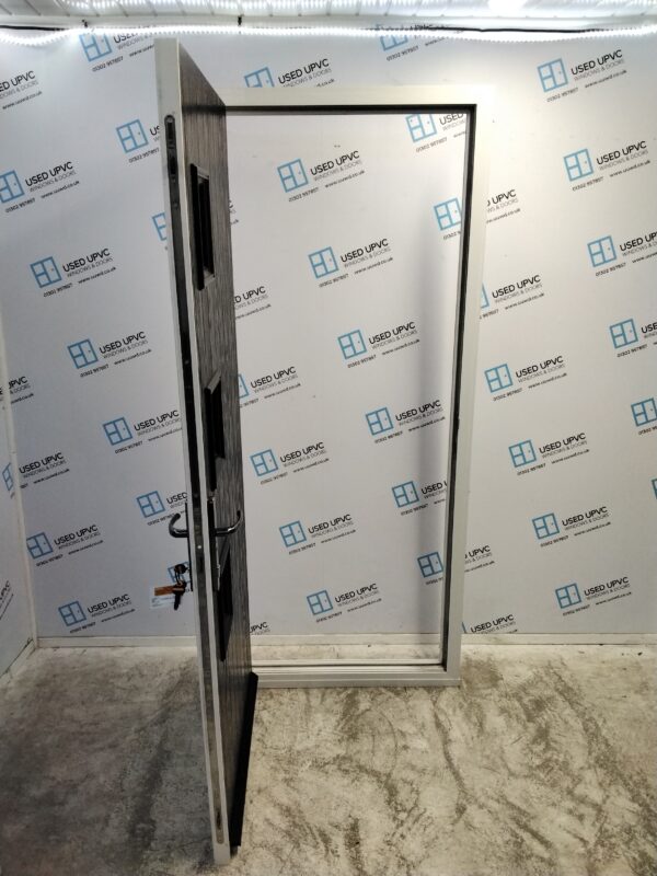 Brand New Ex Display Black Composite Door 890mm x 2090mm ND111 - Image 3