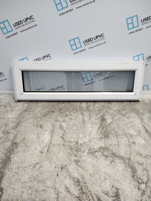 Used White Upvc Window 1190mm x 365mm W0173