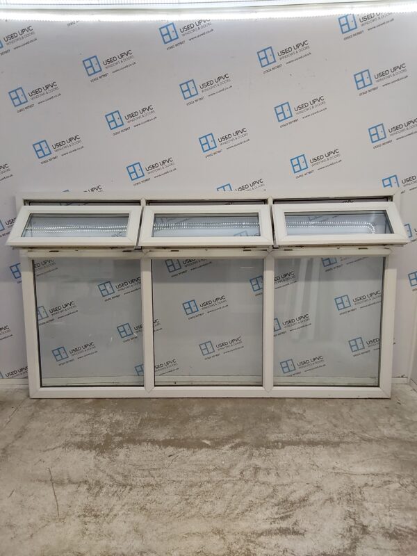 Used White Upvc Window 2430mm x 1380mm LW0063 - Image 3