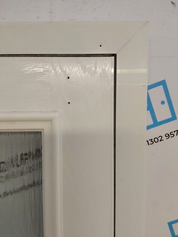 Used White Composite Back Door 920mm x 2000mm 0691 - Image 4