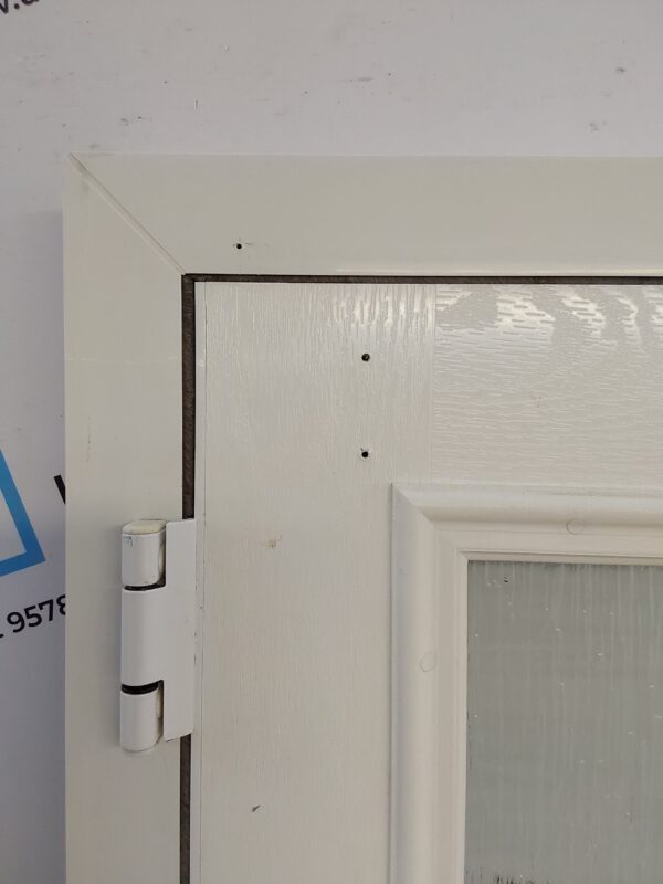 Used White Composite Back Door 920mm x 2000mm 0691 - Image 5