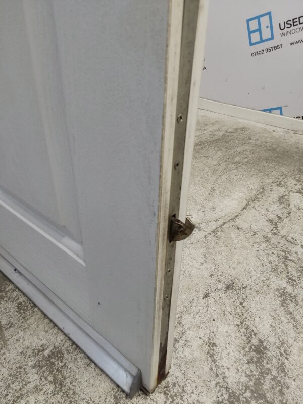 Used White Composite Back Door 910mm x 2015mm 0562 - Image 6