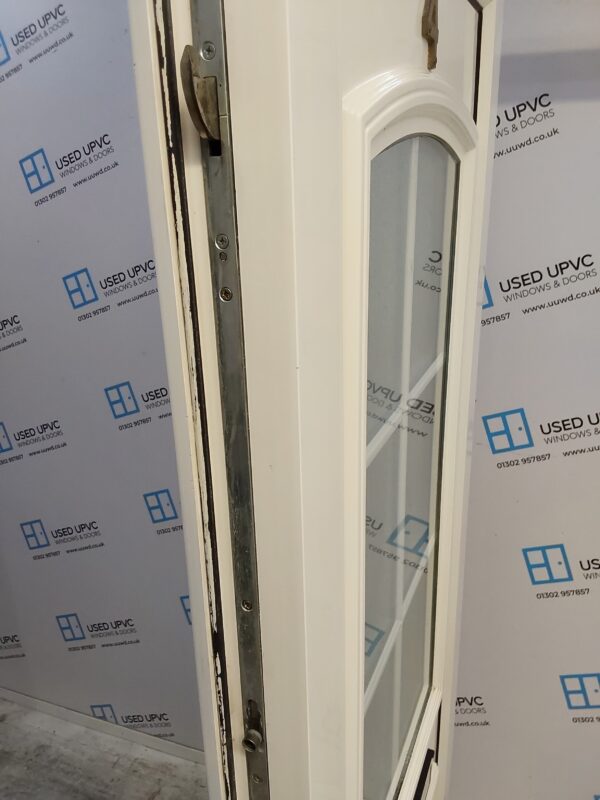 Used White Upvc Front Door 850mm x 2060mm (reduce to 830mm) 0779 - Image 7
