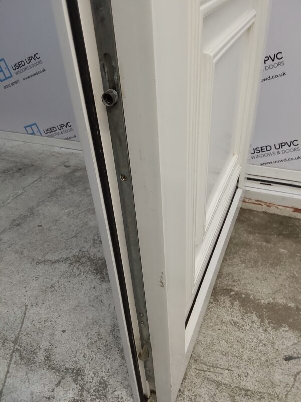 Used White Upvc Front Door 850mm x 2060mm (reduce to 830mm) 0779 - Image 9