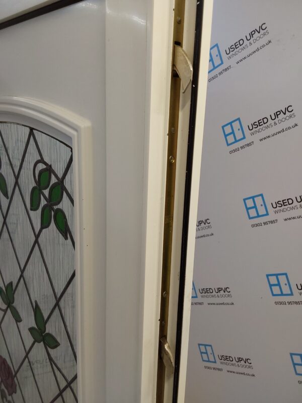 Used White Upvc Front Door 895mm x 2100mm (reduce to 880mm) 0785 - Image 5