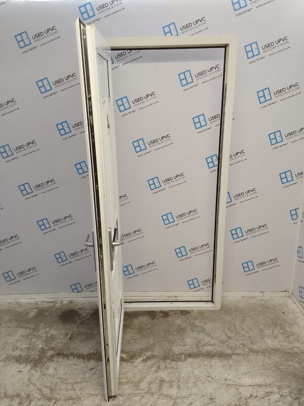 Used White Upvc Front Door 905mm x 2070mm 0444 - Image 3