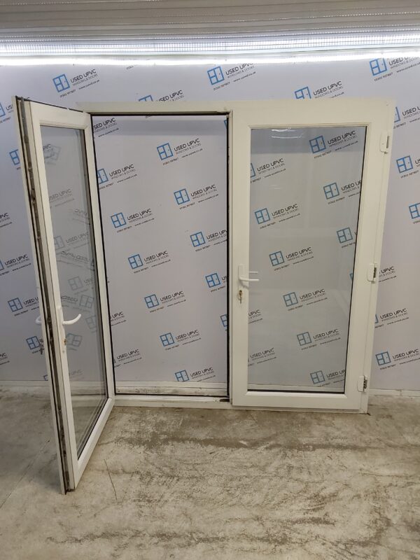 Used White Upvc French Doors 1880mm x 2080mm EA27 - Image 3
