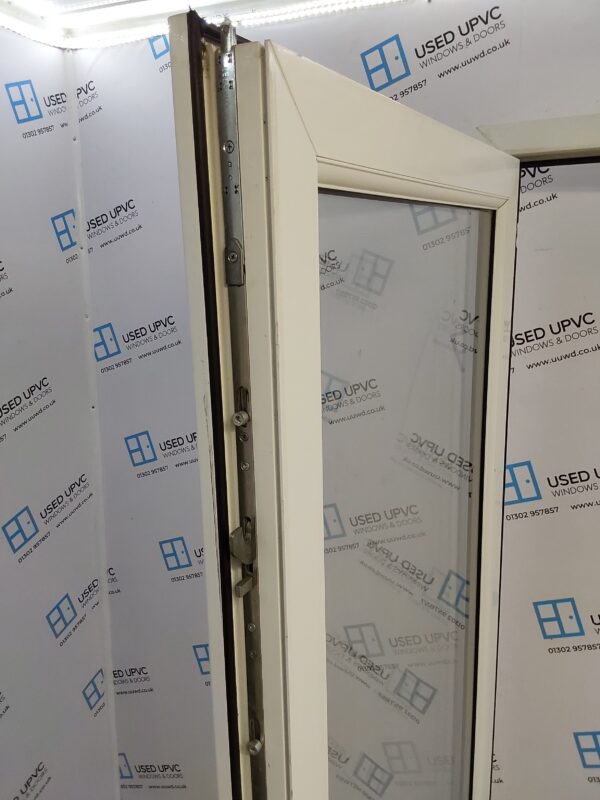 Used White Upvc French Doors 1880mm x 2080mm EA27 - Image 7