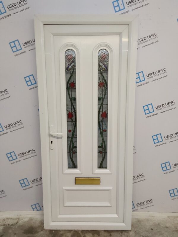 Used White Upvc Front Door (outwards opening) 890mm x 2050mm 0604 - Image 2