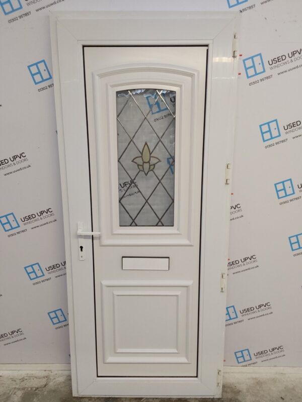 Used White Upvc Front Door 875mm x 2070mm 0529 - Image 2