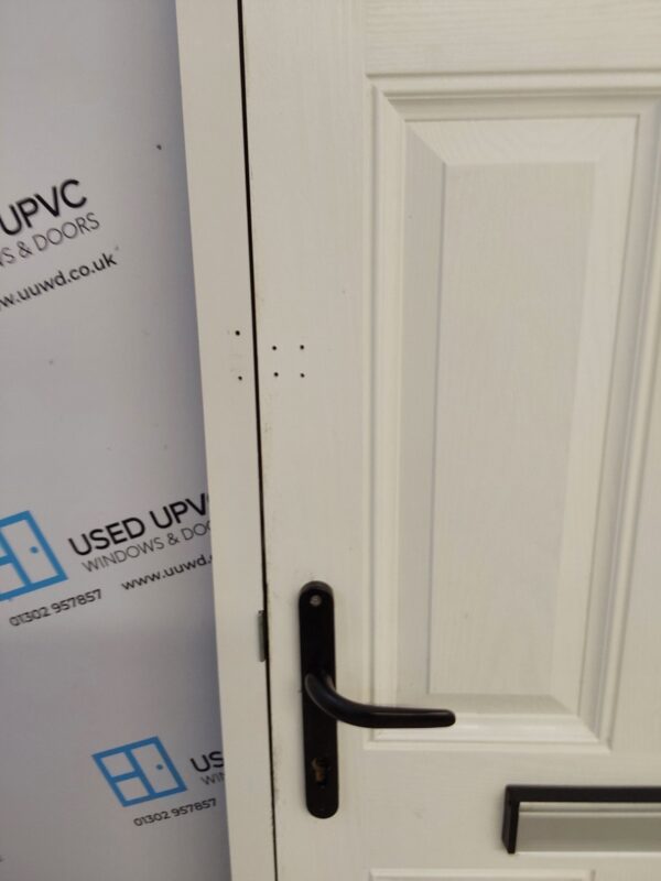 Used Black Composite Front Door 840mm x 1990mm 0526 - Image 6