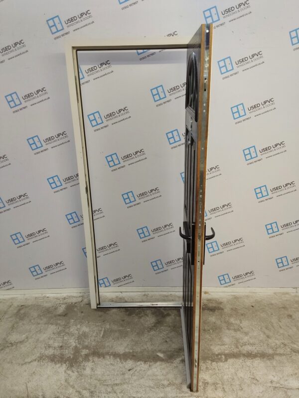 Used Black Composite Front Door 840mm x 1990mm 0526 - Image 3