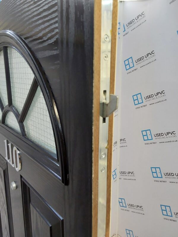 Used Black Composite Front Door 840mm x 1990mm 0526 - Image 7