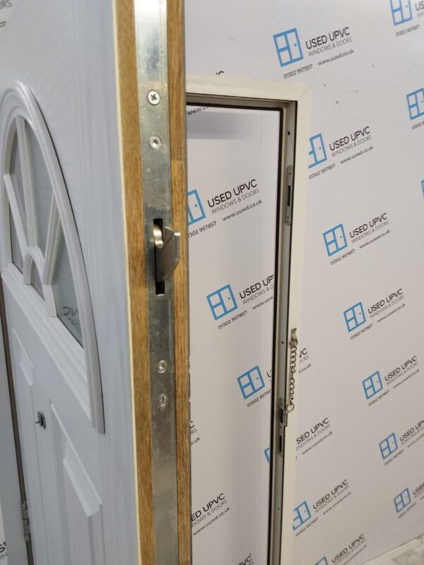 Used Black Composite Front Door 840mm x 1990mm 0512 - Image 7