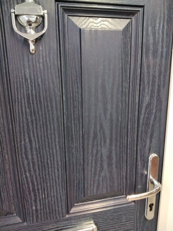 Used Dark Blue Composite Front Door 885mm x 2090mm 0318 - Image 8