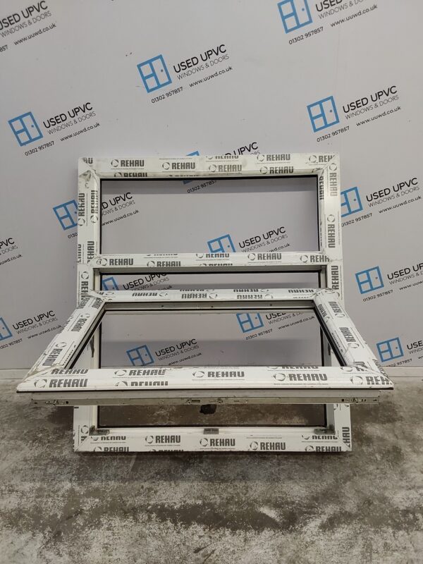 Brand New White Upvc Window Frame Unglazed 910mm x 1000mm USW109 - Image 3