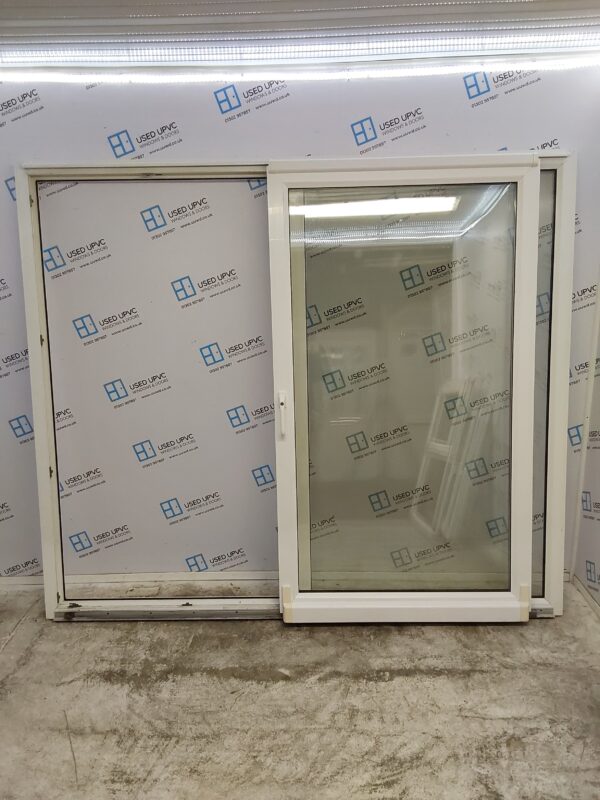 Used White Upvc Sliding Patio Doors 2390mm x 2060mm EA26 - Image 4